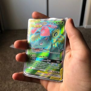 Celebi and venosaur gx full art